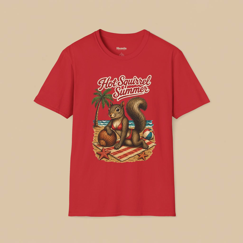 Hot Squirrel Summer Crewneck Tee
