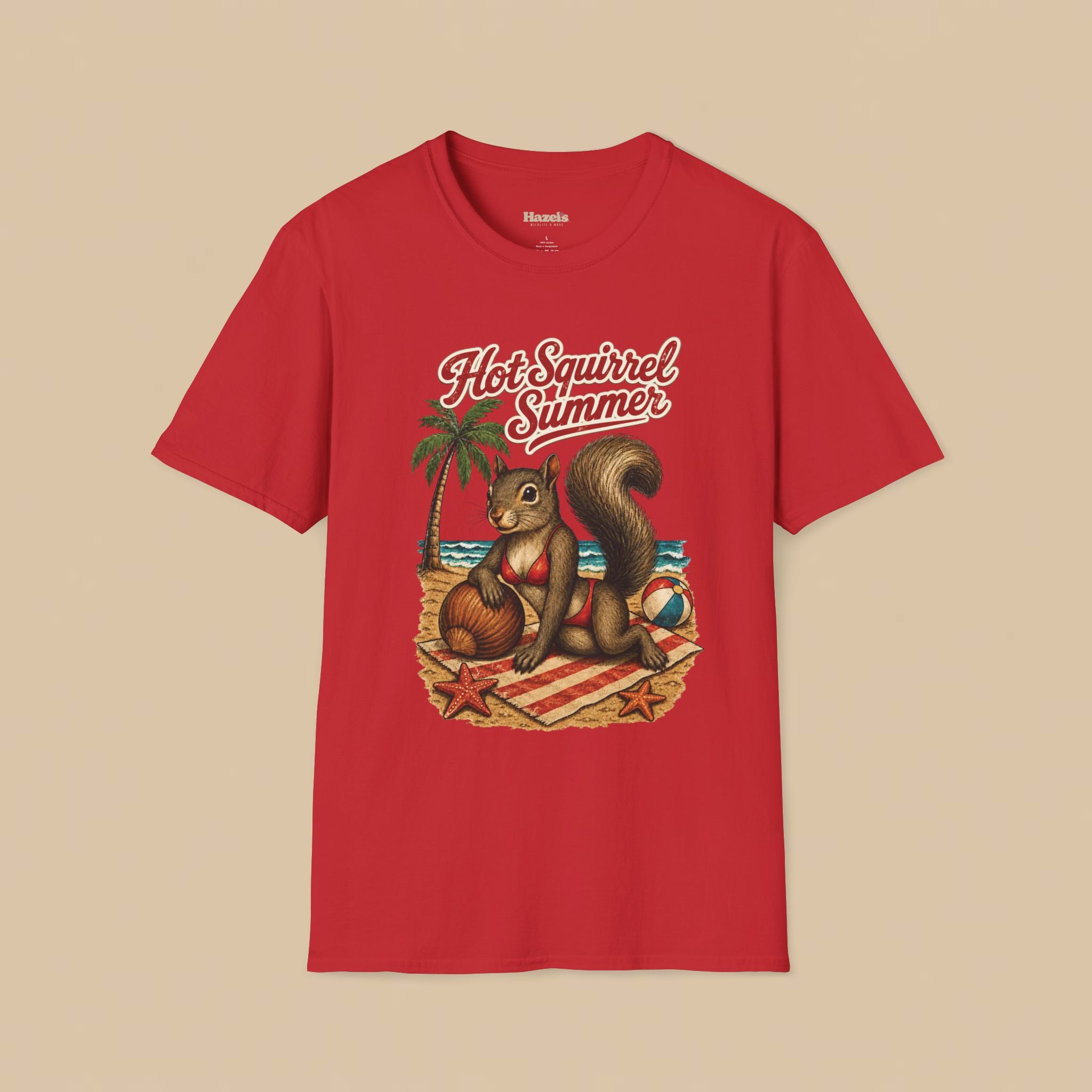 Hot Squirrel Summer Crewneck Tee