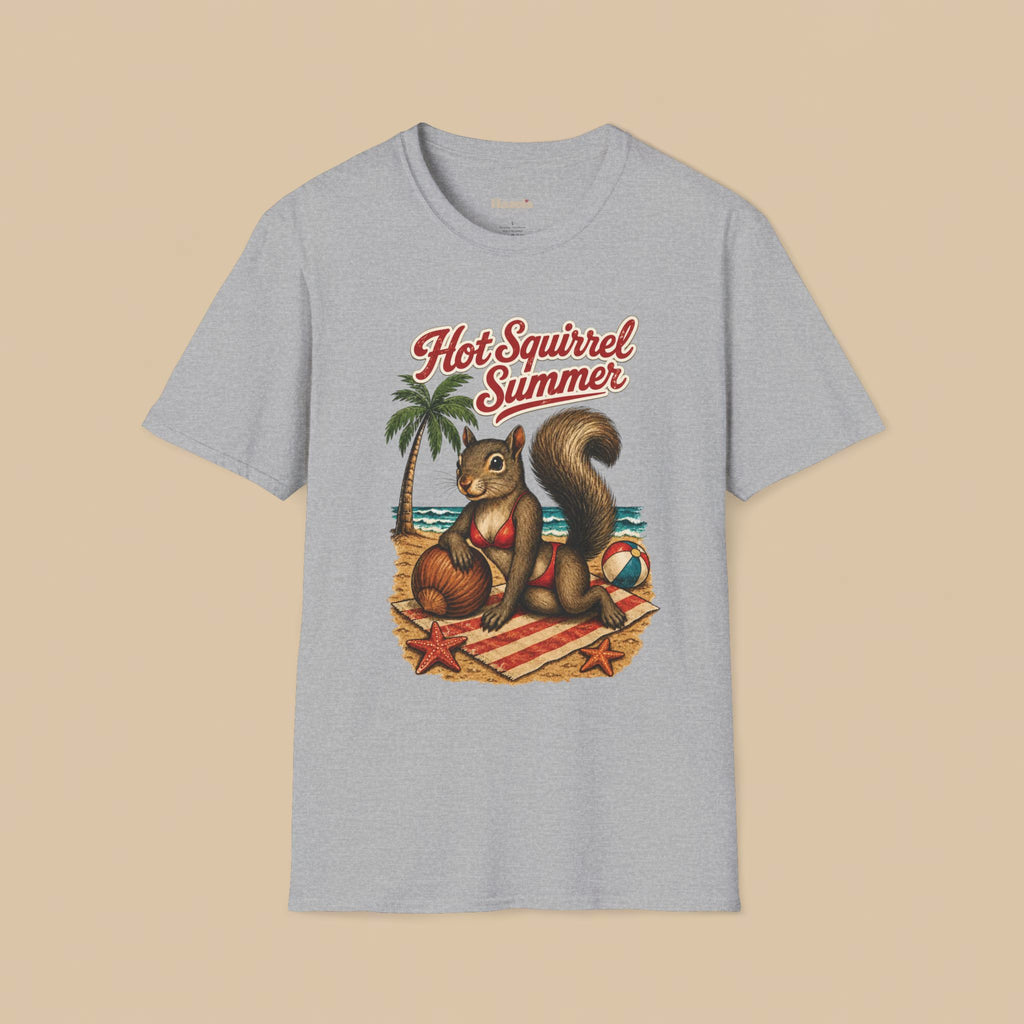 Hot Squirrel Summer Crewneck Tee