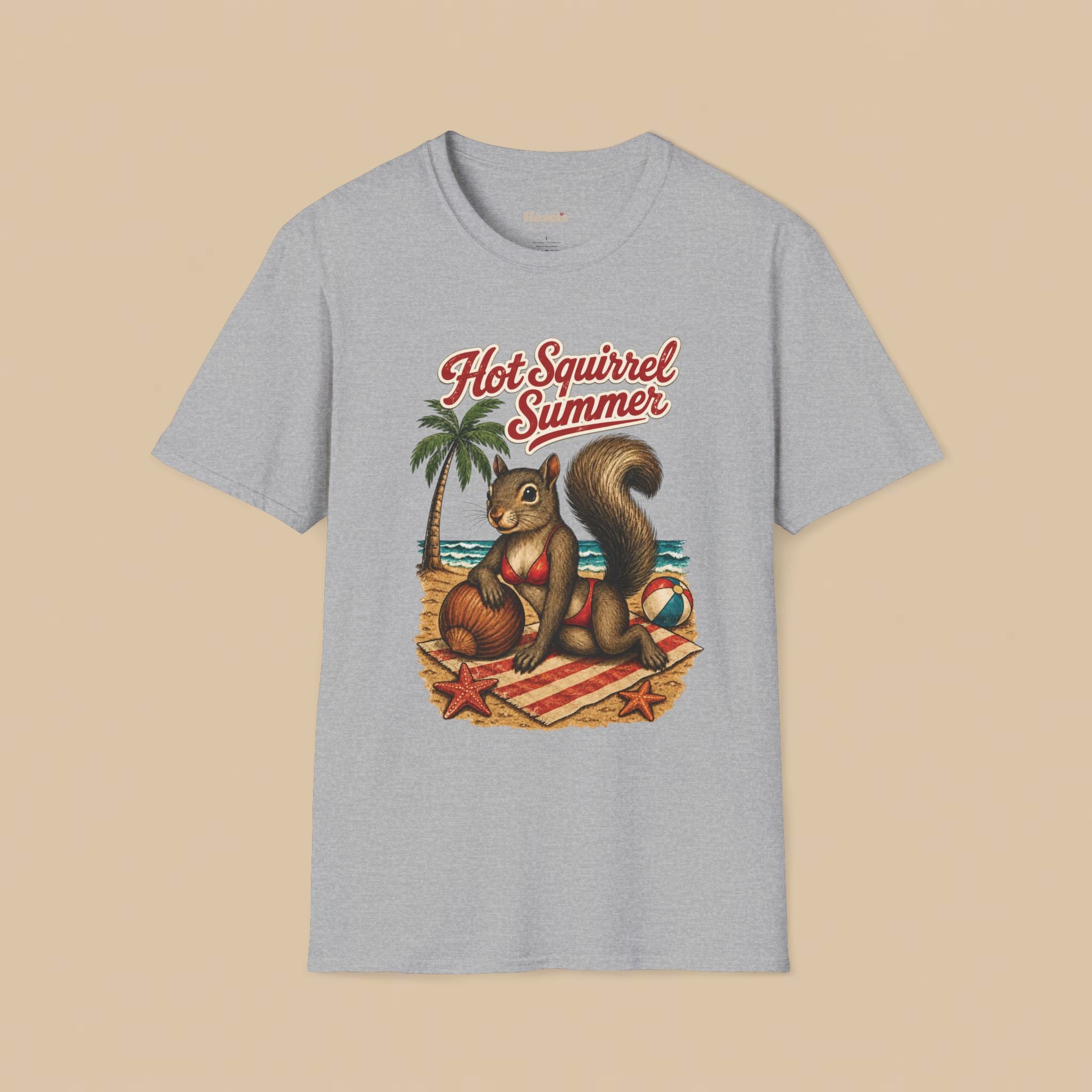 Hot Squirrel Summer Crewneck Tee