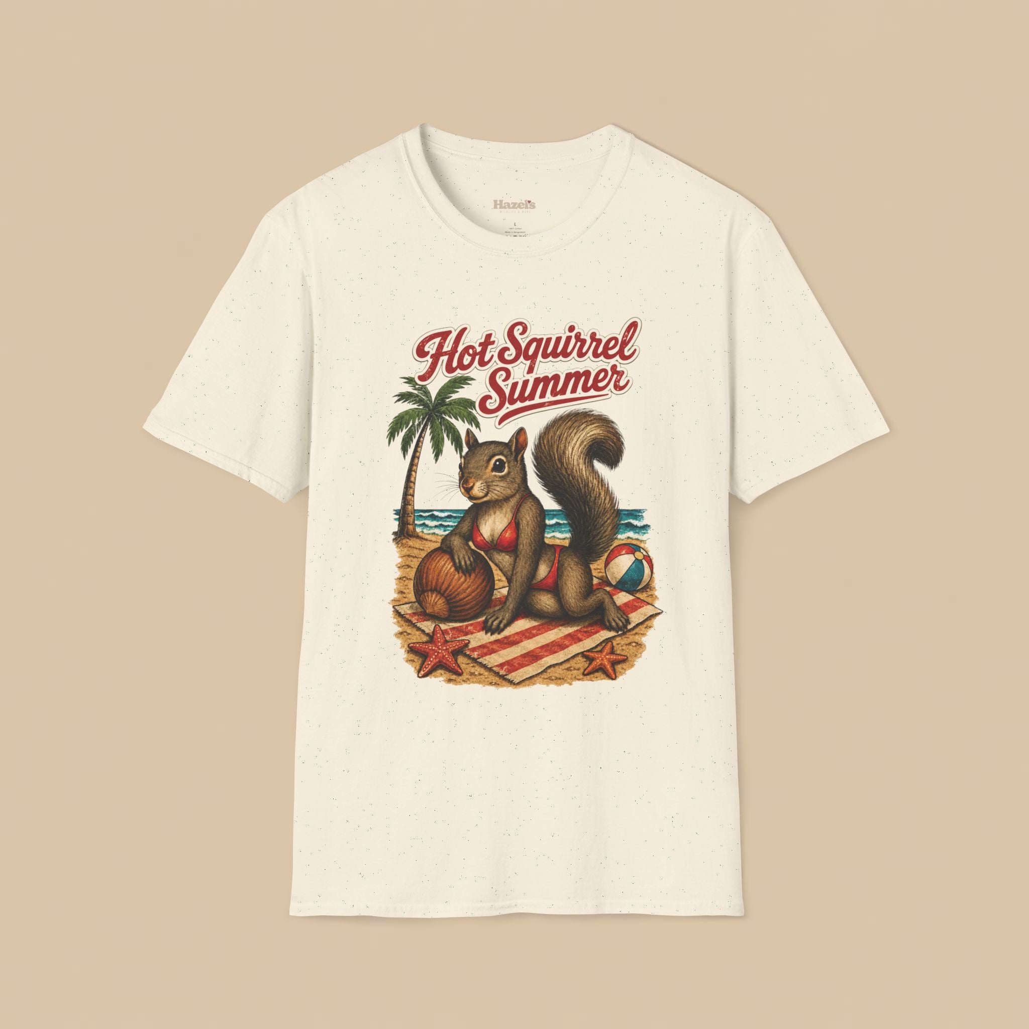 トップス vintage lovely squirrel tee Hot Squirrel Summer Crewneck Tee – Hazel's Wildlife