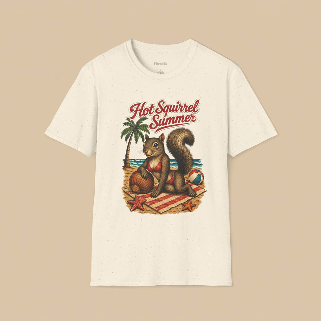 Hot Squirrel Summer Crewneck Tee