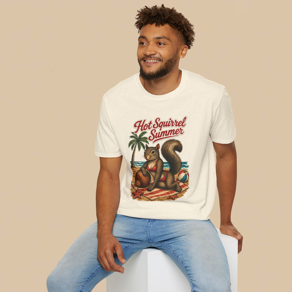 Hot Squirrel Summer Crewneck Tee