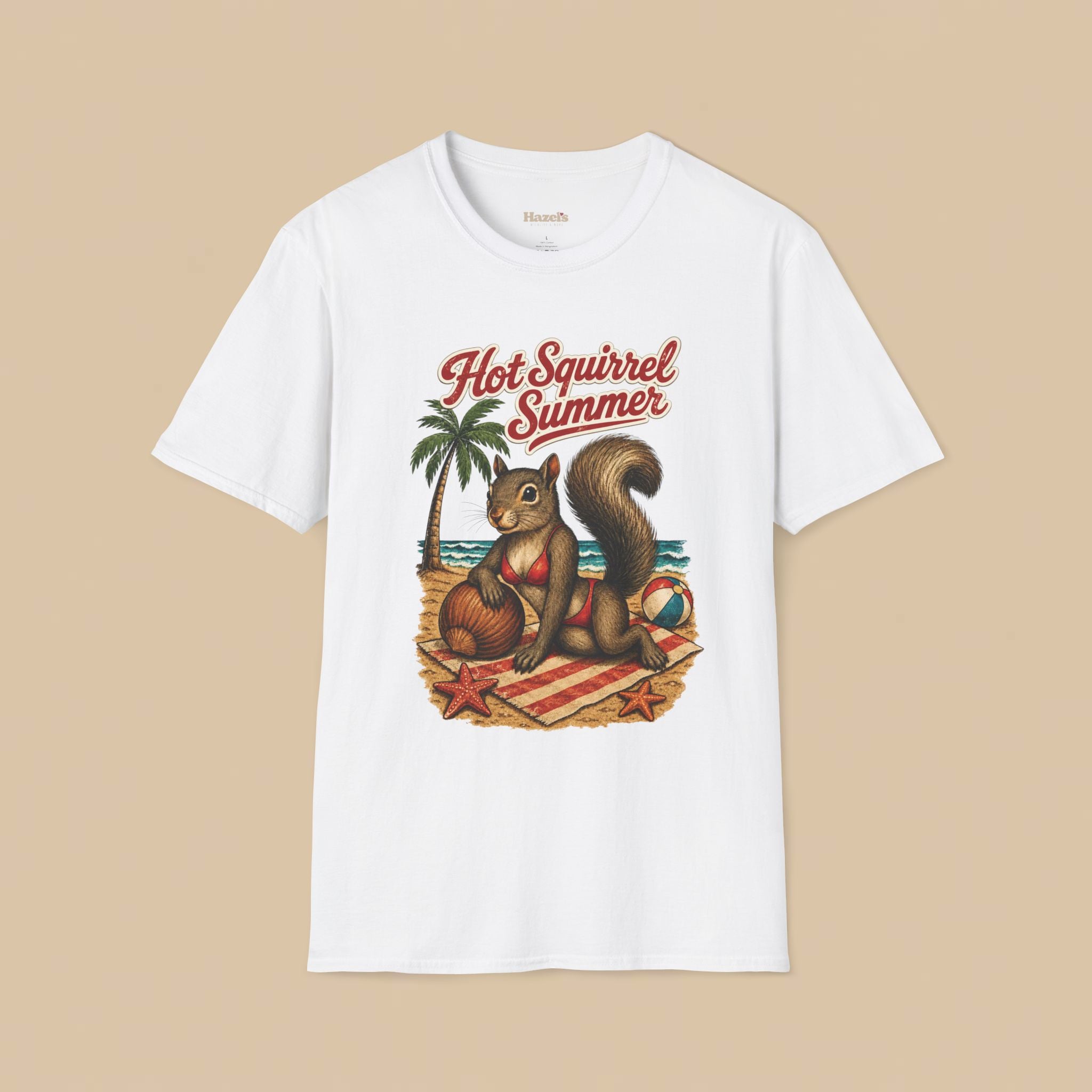 Hot Squirrel Summer Crewneck Tee