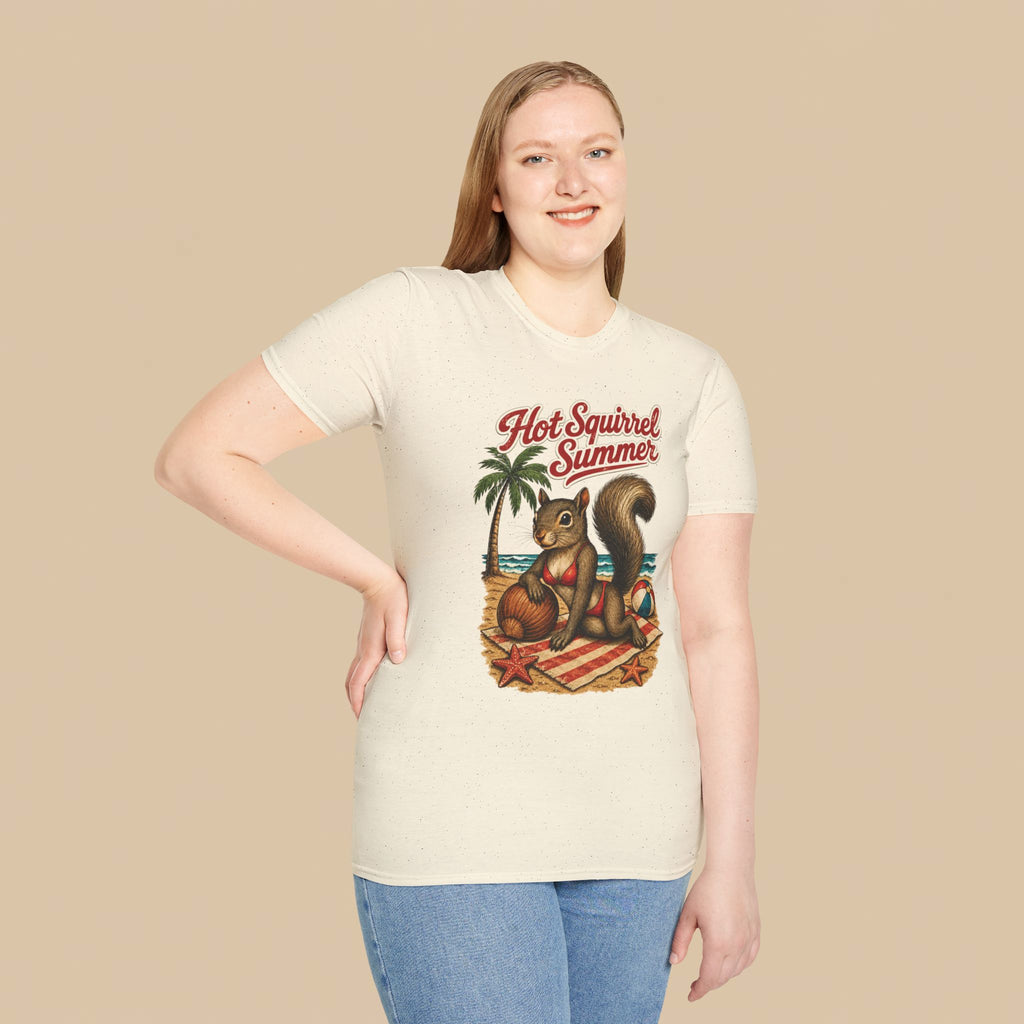 Hot Squirrel Summer Crewneck Tee