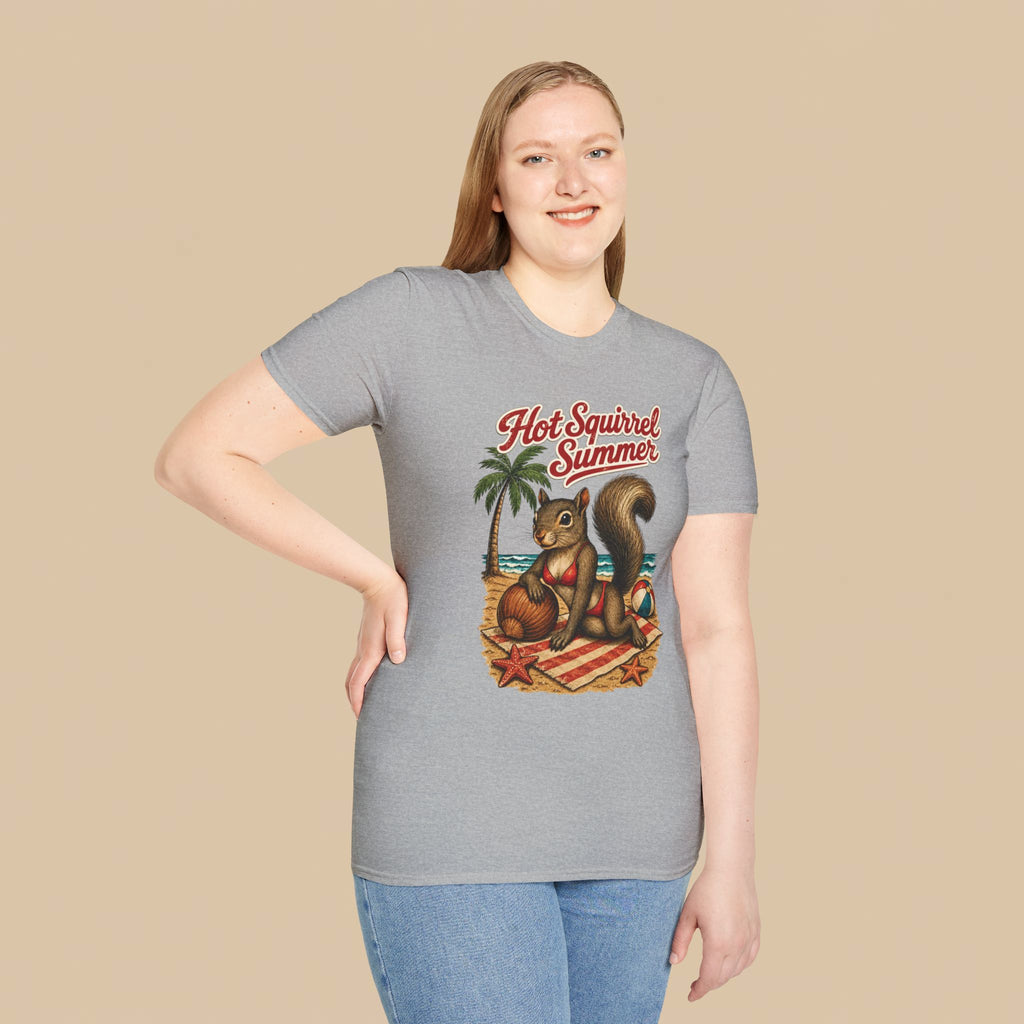 Hot Squirrel Summer Crewneck Tee
