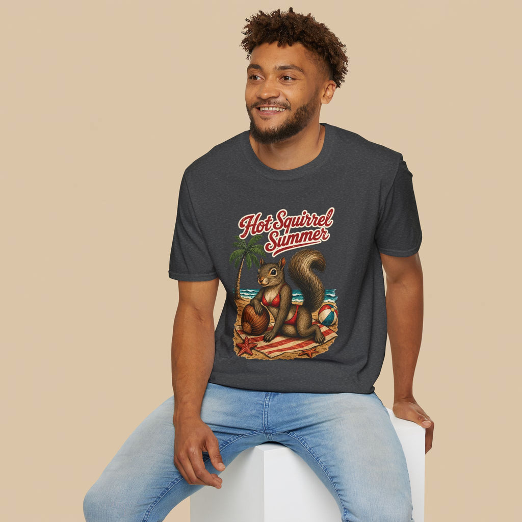 Hot Squirrel Summer Crewneck Tee