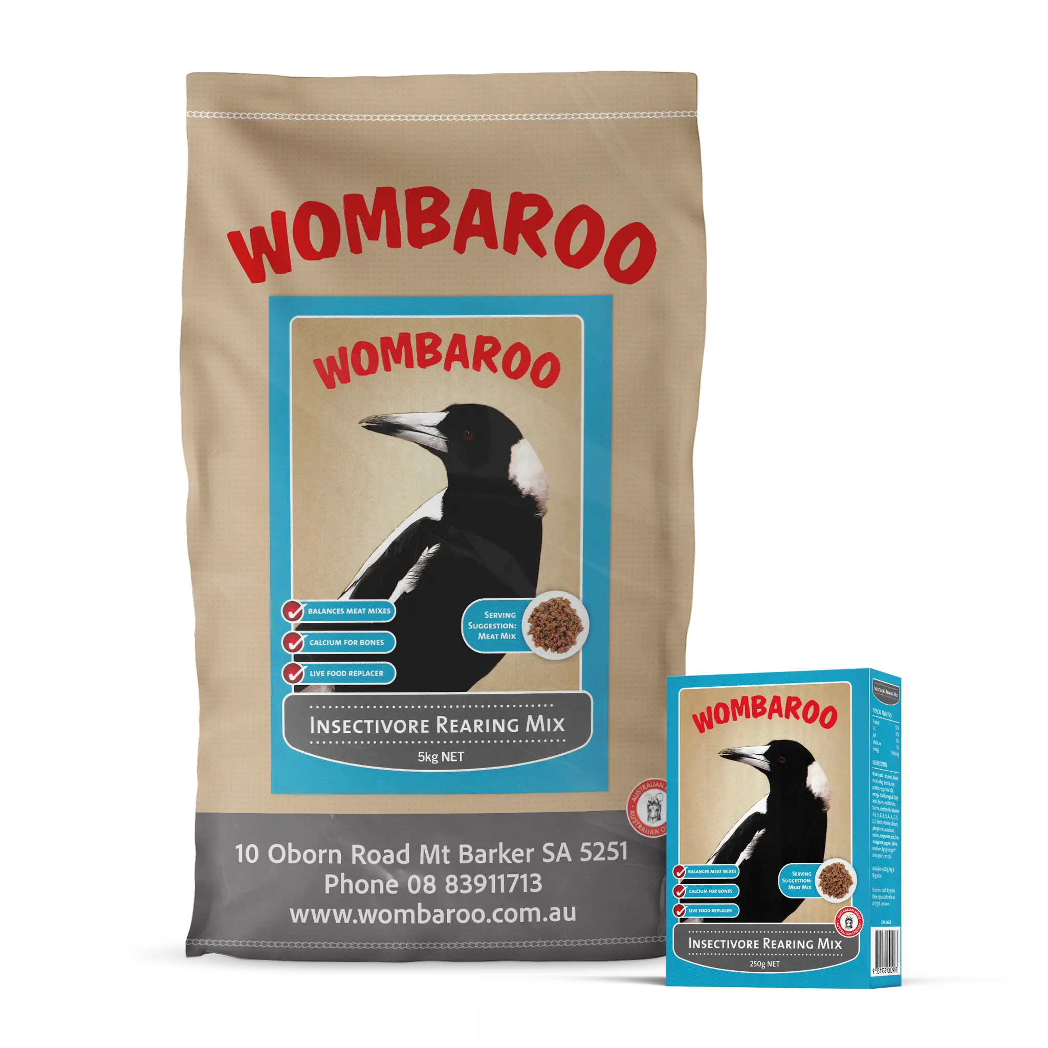 Wombaroo Insectivore Rearing Mix 8.8 oz (250 g)