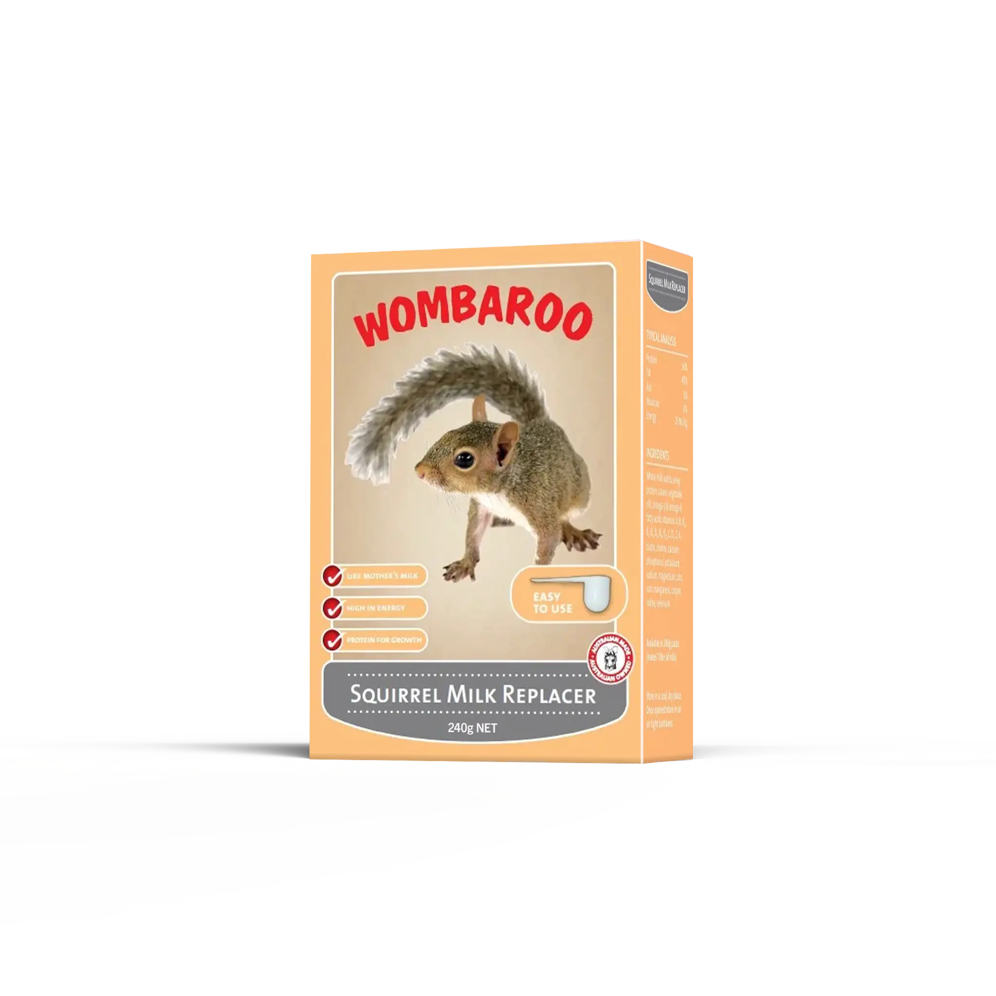 Wombaroo Squirrel Milk Replacer - 8.4 oz (240 g)