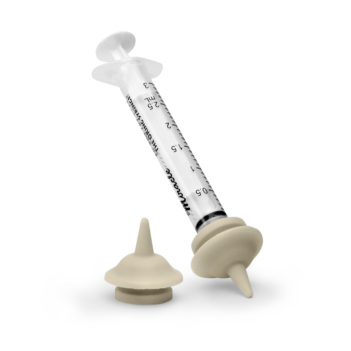 Miracle Nipple Mini 2-pack with 3 mL feeding syringe