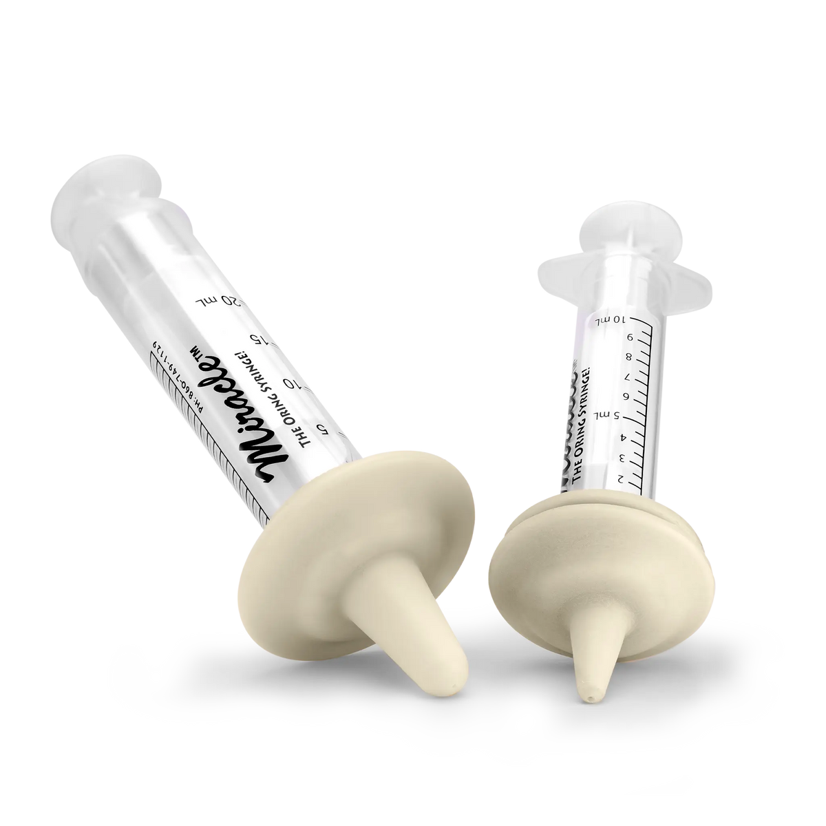 Small and Large Puppy Miracle Nipples with feeding syringes
